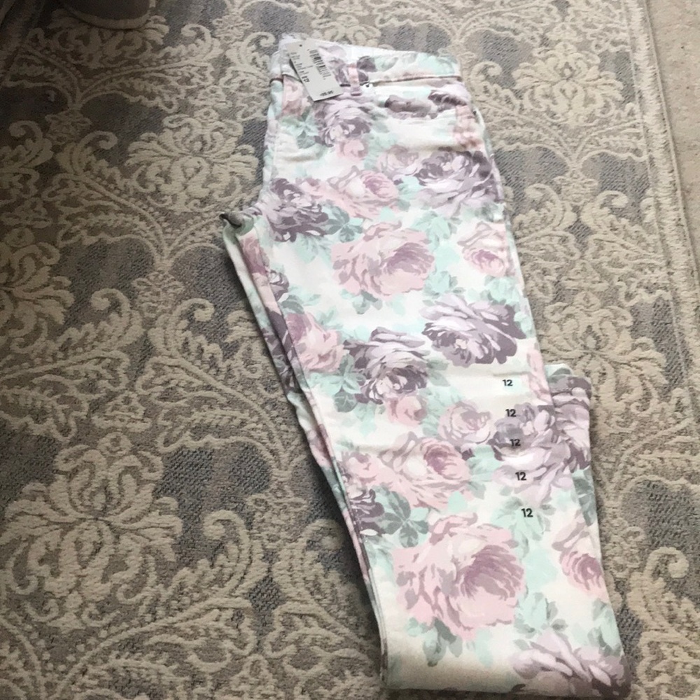 Floral Jeans